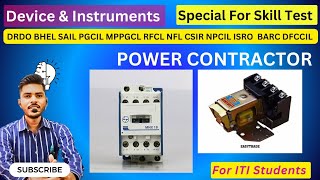 Power Contactor || Internal Part of Contactor | #iti #itipractical #itieducationskill #skill