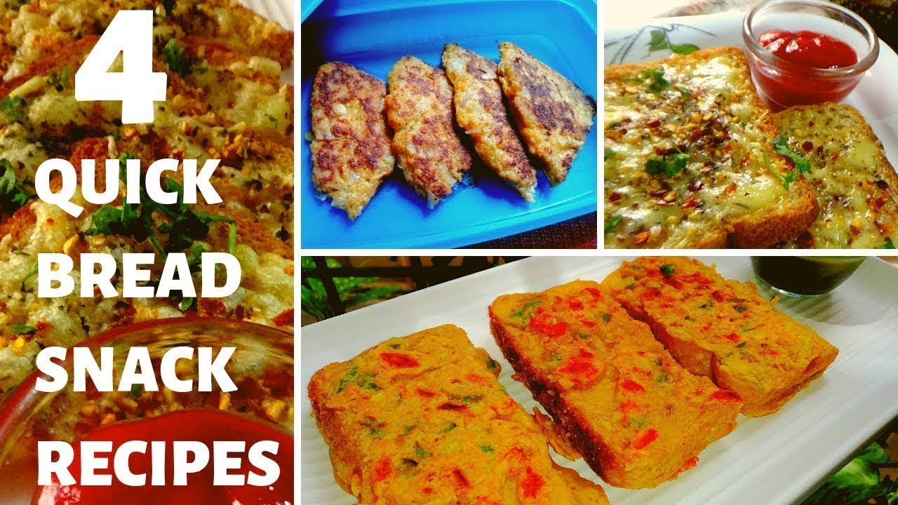 4 Way To Make Bread Snacks Recipes How To Make Bread Snacks Recipes At