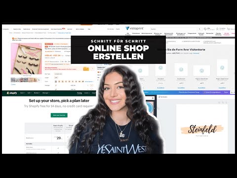 ONLINE-SHOP ERSTELLEN Shopify | Folge 1 (Großhändler finden, Logo, Visitenkarten)