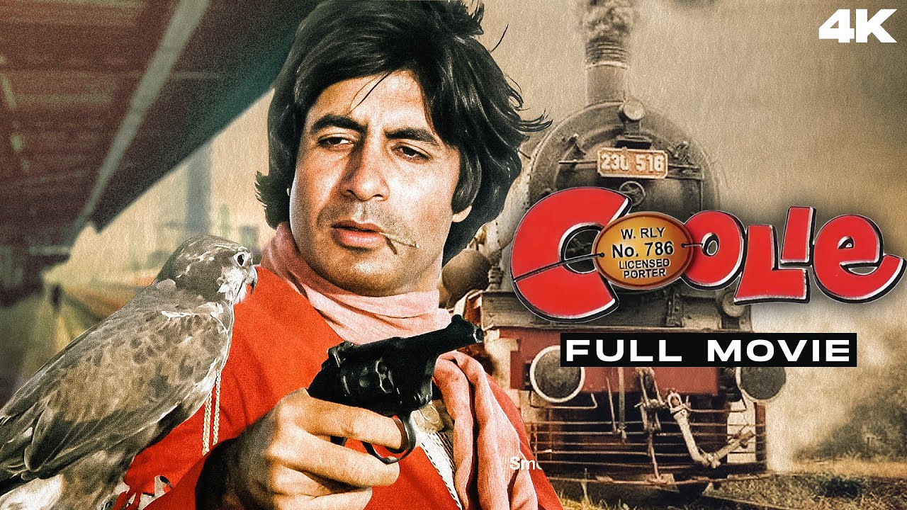 Coolie 4K Full Movie  80s Blockbuster Amitabh Bachchan Movie  Rishi Kapoor   1983