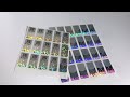 Generic design hologram sticker, variable QR Code, personalized design