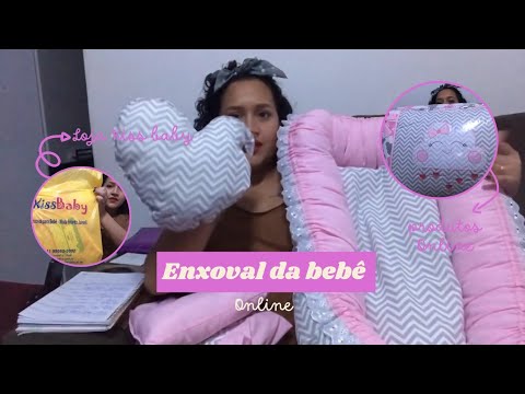 COMPRINHAS ONLINE PARA O ENXOVAL DA BEBÊ NO NO MERCADO LIVRE / LOJA FÍSICA KISS BABY