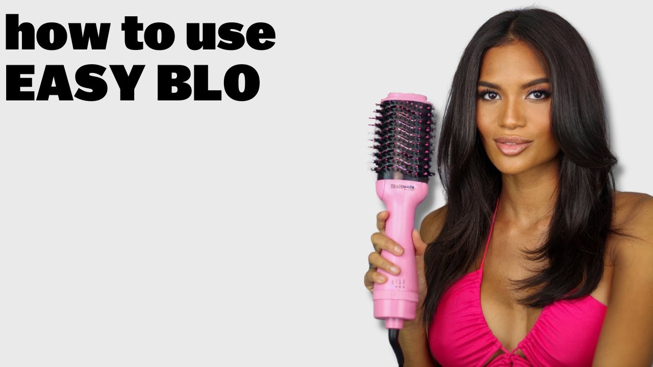 Big Blow Dry Baby Pink Hot Air Brush Gift Set