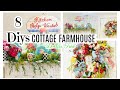 8 DOLLAR TREE DIYS FARMHOUSE COTTAGE "Pioneer Woman" DECOR CRAFTS💕 ~Olivia's Romantic Home DIY~