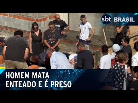 Video homem-e-preso-em-flagrante-por-matar-enteado-no-interior-de-sp-sbt-brasil-29-04-24