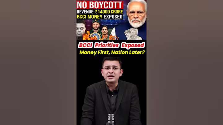 BCCI Exposed? Nation Last, Money First in IND vs PAK! #shorts #indvspak