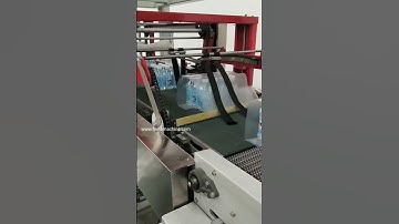 Film Shrink Wrapping Machine correct Bottle Water Production Factory #shrinkwrappingmachine