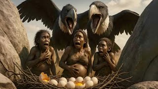 Life Millions of Years Ago: Early Human Females Encounter the Giant Phorusrhacids