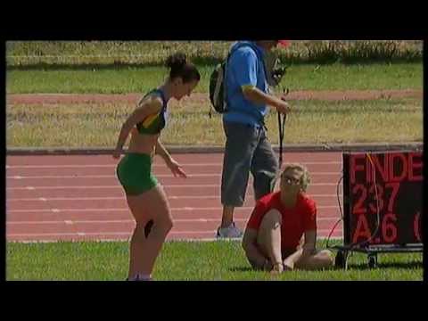 Athletics - Sheila Finder - women's long jump T46 final - 2013 IPC
Athletics World C...