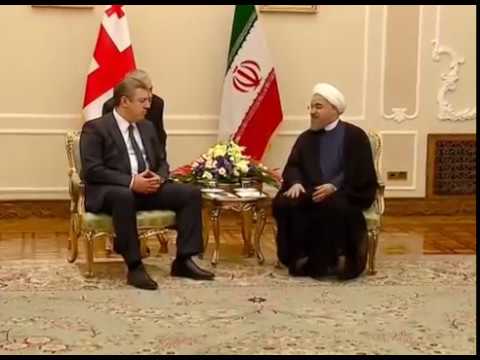 საქართველოს პრემიერ-მინისტრი ირანის პრეზიდენტ ჰასან რუჰანის შეხვდა