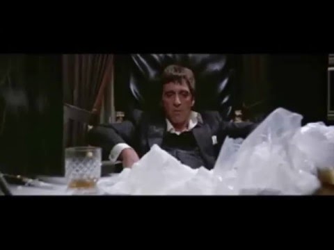 Tony Montana Really High On Coke Youtube