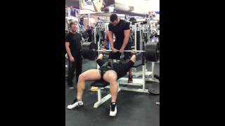 Eddie Hall 300KG Bench Press age 23