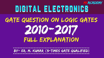 Logic Gate GATE Question Explanation | Digital Electronics | Gate Question Solution | Myacademy