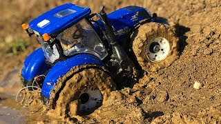 Bruder Toys Tractor Crash! Amazing RC tractor DOWNHILL RIDE!