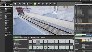 Unreal Engine 4 & Mega Scans \\ How to make a Train station level in unreal engine 4
