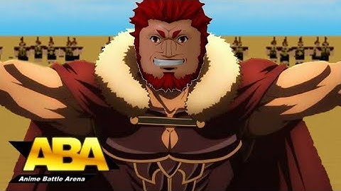 (ABA) POV: Your fighting an Iskandar
