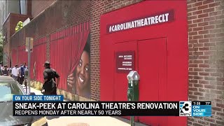 Carolina Theatre to reopen nearly 50 years later