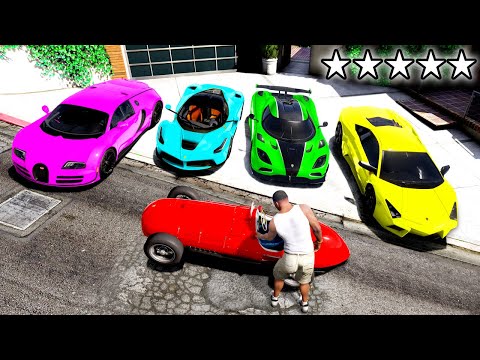 Collecting 50+ RARE & SECRET CARS in GTA 5!