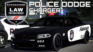 Dodge Charger Police Livery (Easy) | Car Parking Multiplayer