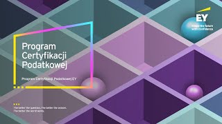 Program Certyfikacji Podatkowej EY