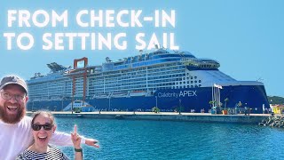 Dream Voyage on the Celebrity Apex Boarding Day & Ship Tour