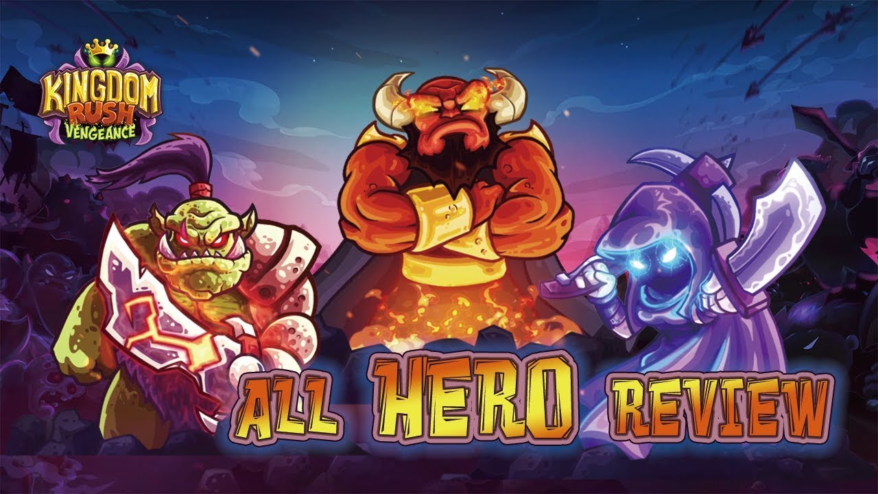 It is Kingdom Rush VENGEANCE all hero review. 