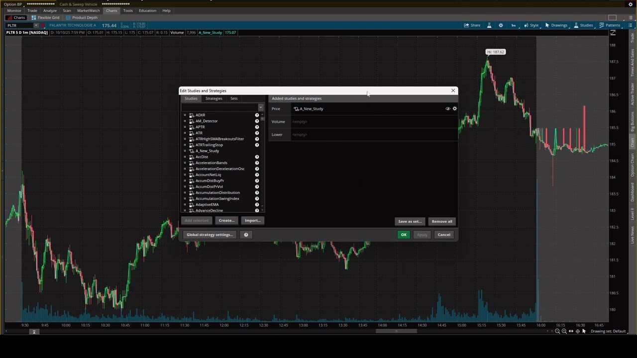Create Your First Thinkscript in Thinkorswim