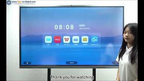 Touchscreen Monitor Smart Board, 4K Interactive Presentation Electronic Whiteboard with Android 14