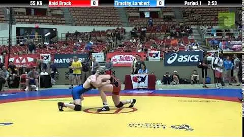 55 KG Timothy Lambert vs Kaid Brock