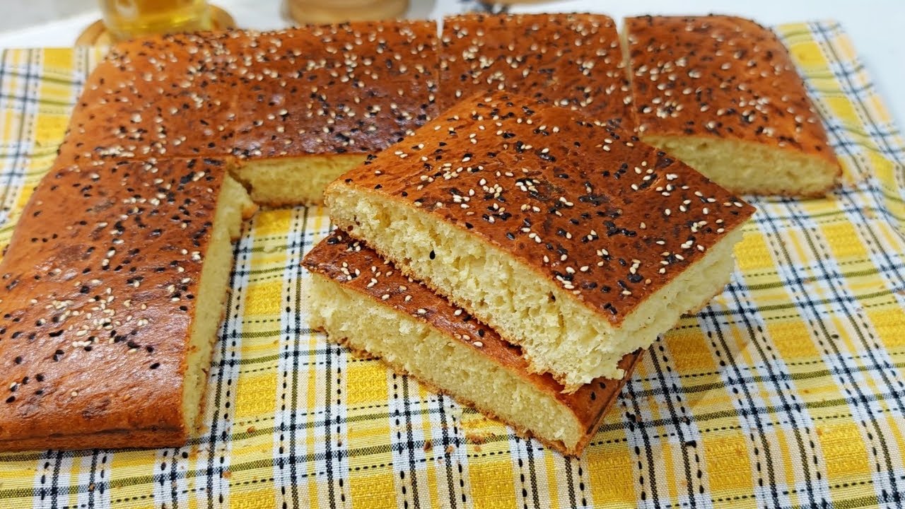 خبز الدار بالسميد فقط👌هاد الوصفة قنبلة خبوها لرمضان🌙نتيجة تاعه مبهرة خفيف وطالع وبنين تقولي مسكوتشو