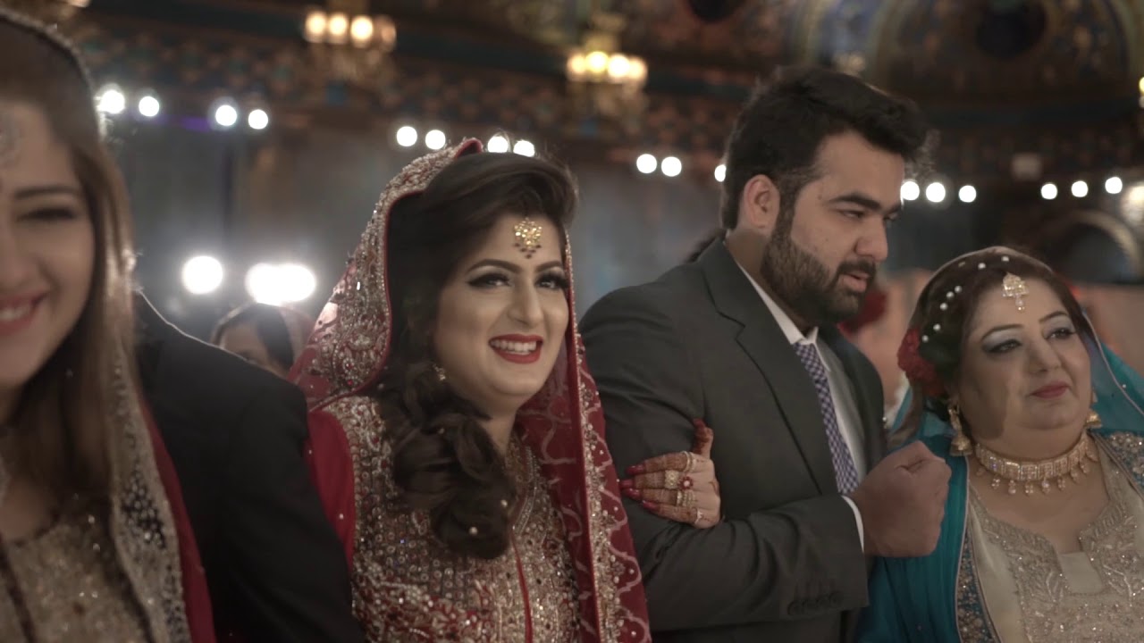 Ali & Faiza Wedding -Barat - lahore garrison - YouTube