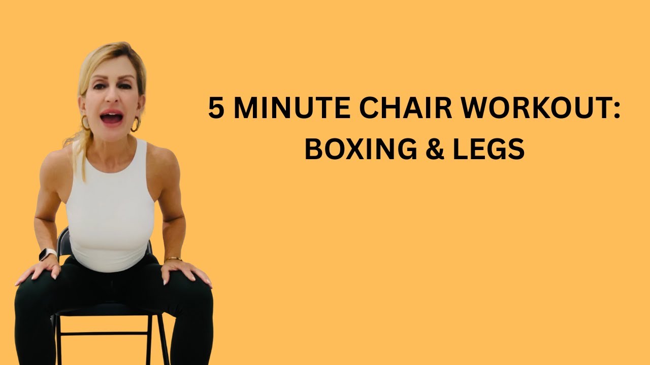 Boxing and Leg Work In the Chair - YouTube