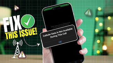 Fix "Mobile Data Is Not Available During This Call" Issue on iPhone | Cellular Data Not Working