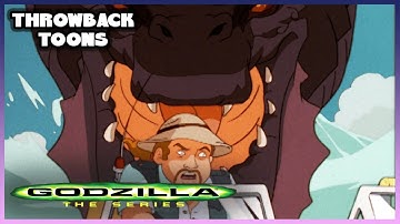 Godzilla Is Revived To Defeat Earthworm | Godzilla®: The Series | Throwback Toons