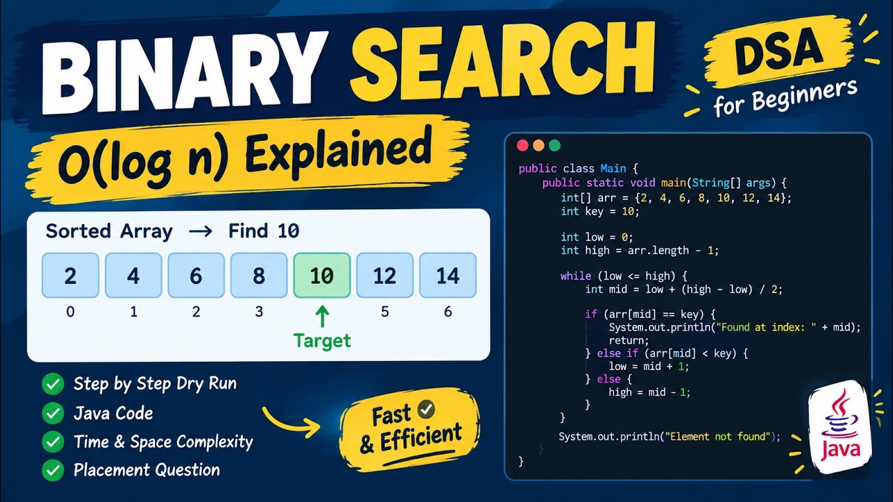 Binary Search - YouTube