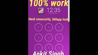 How to hack | cm security | 360 security | applock | in few seconds | screenshot 2