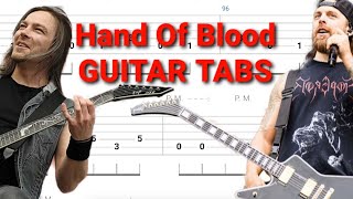 Bullet For My Valentine - Hand Of Blood | Rhythm & Lead GUITAR TABS | Tutorial | Lesson