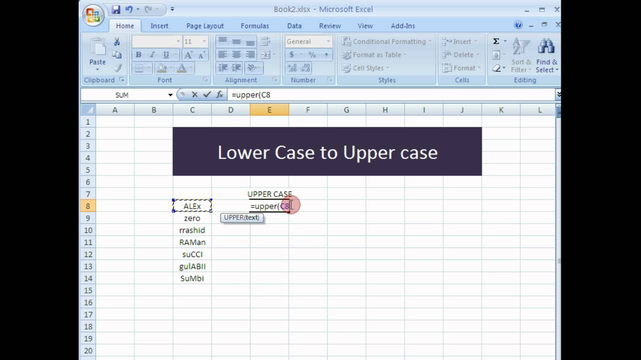 how-to-change-capital-letters-to-lowercase-in-excel