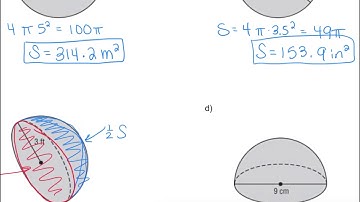 Geometry CP 11 4 Spheres Surface Area