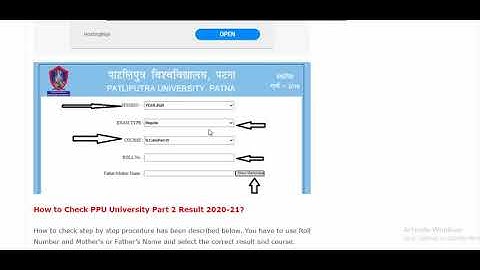 Patliputra University UG Part - 2 Result Out  || How to check PPU Part 2 Result  2021 - 2020 Online