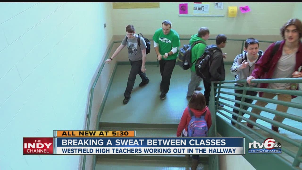 Westfield High School holds "Workout Wednesdays" YouTube