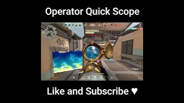 Operator Quick Scope #valorant #shorts