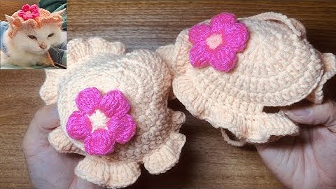 Hướng dẫn móc mũ len hình thú