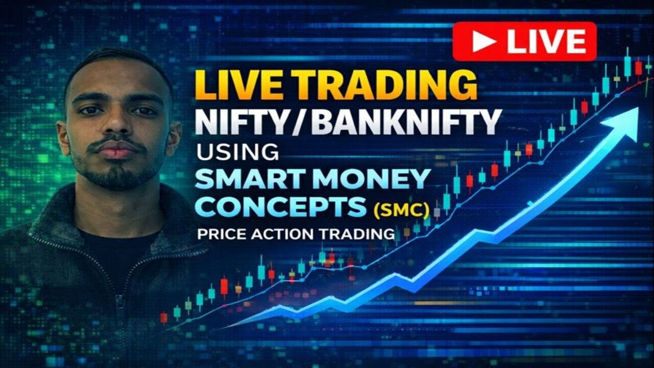 LIVE NIFTY & BANKNIFTY Trading 🔴 | Smart Money Concepts (SMC) + Price Action
