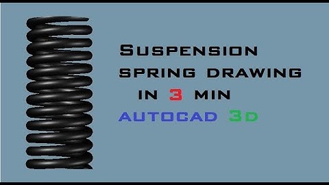 autocad ,A suspension 