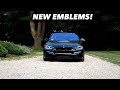 FINALLY INSTALLING NEW EMBLEMS // BMW F30