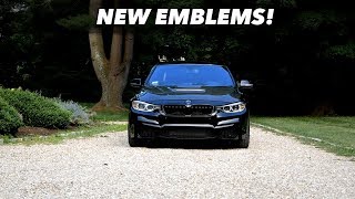 FINALLY INSTALLING NEW EMBLEMS // BMW F30