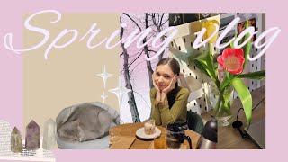 W | vlog | бесконечные кофейни, распаковка с алика, книжный, работа, прогулки♡