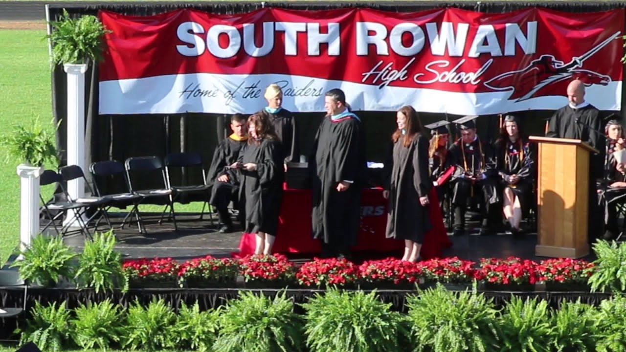 2015 South Rowan High School Graduation YouTube