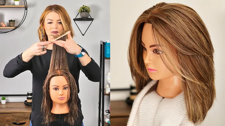 SHORTER LAYERED HAIR CUT | HOW TO CUT SHORT LAYERS...